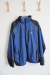 Free Country Blue & Gray Full Zip Jacket | M