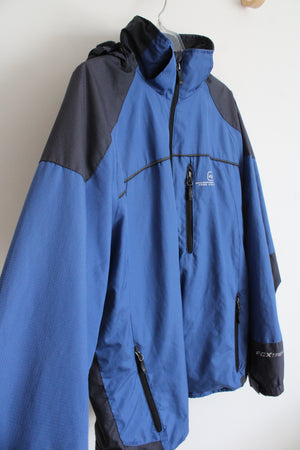 Free Country Blue & Gray Full Zip Jacket | M