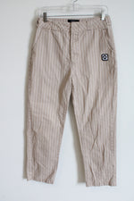 Forever 21 X Airwalk Brown Striped Pants | M