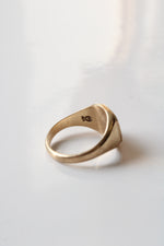 10K Yellow Gold Quaker Oats Man Ring | Size 9