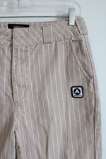 Forever 21 X Airwalk Brown Striped Pants | M