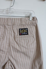 Forever 21 X Airwalk Brown Striped Pants | M