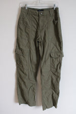 Aeropostale Green Utility Cargo Wide Leg Pant | S