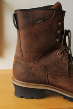 Irish Setter Mesabi 8" Mens Steel Toe Logger Work Boot | Size 10.5