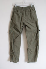 Aeropostale Green Utility Cargo Wide Leg Pant | S