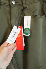 NEW Allday Olive Green Straight Leg Stretch Pants | 32 x 34