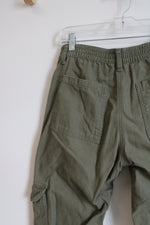 Aeropostale Green Utility Cargo Wide Leg Pant | S