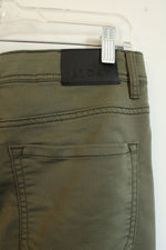 NEW Allday Olive Green Straight Leg Stretch Pants | 32 x 34