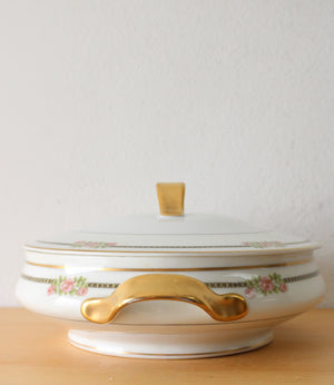 Theodore Haviland Limoges France Porcelain Covered Dish