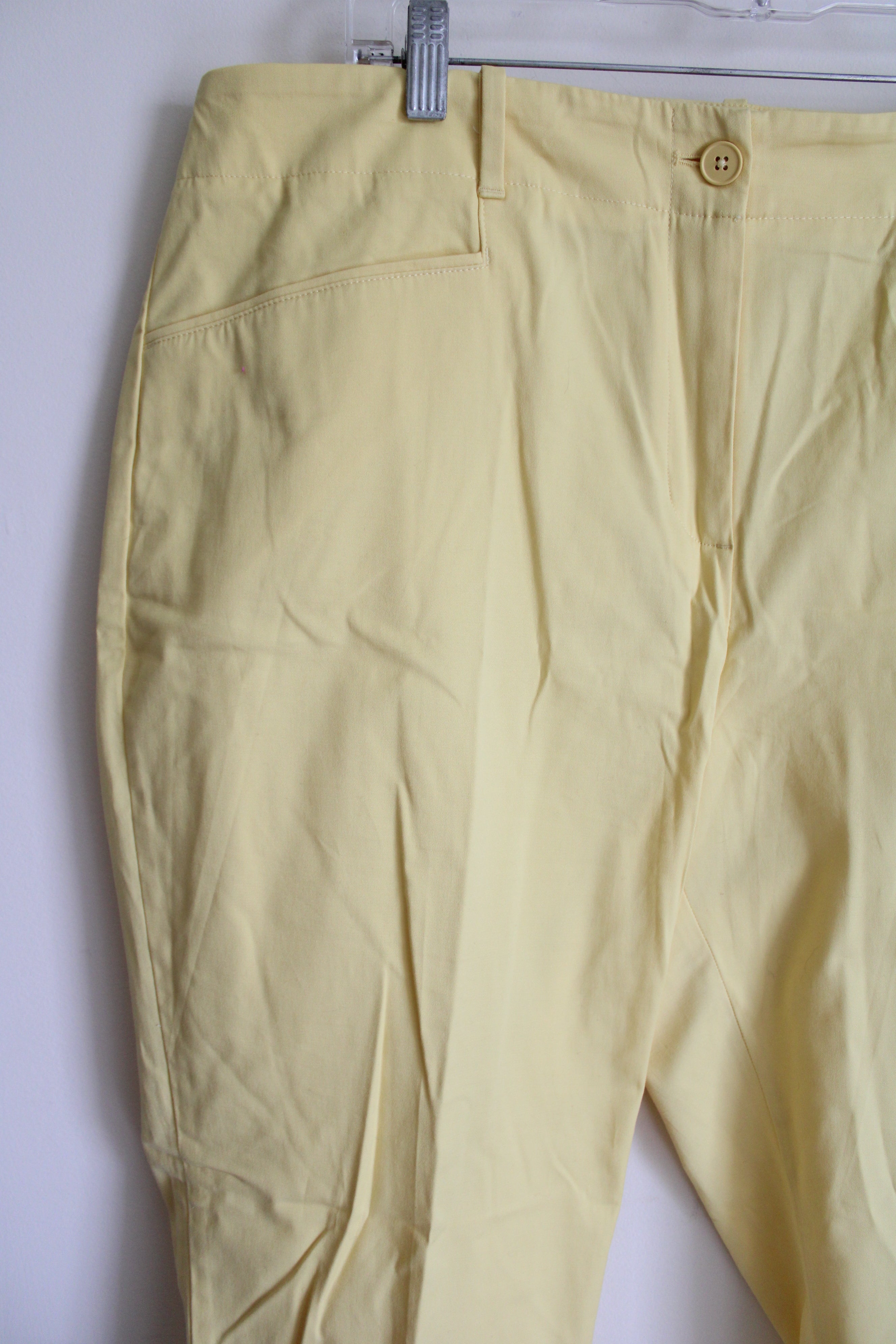Talbots Yellow Capri Pants | 18W