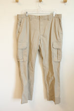Sonoma Light Tan Cargo Straight Leg Pants | 36 x 30