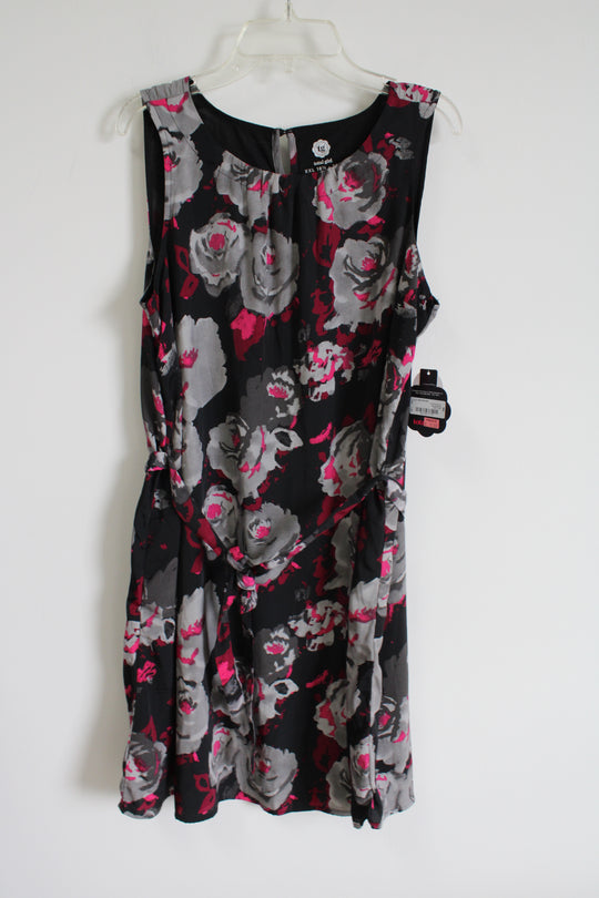 NEW Total Gril Blue Floral Dress | 18 1/2-20 1/2