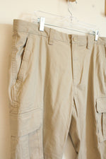 Sonoma Light Tan Cargo Straight Leg Pants | 36 x 30