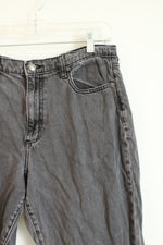 Universal Thread Dark Gray Boyfriend Frayed Jeans | 8/29R
