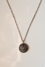 Filigree Pendant Sterling Silver Necklace