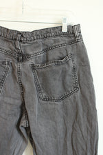 Universal Thread Dark Gray Boyfriend Frayed Jeans | 8/29R
