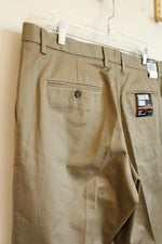 NEW Dockers Dark Tan Pleated Dress Pants | 38 x 29