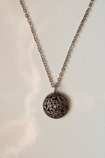 Filigree Pendant Sterling Silver Necklace