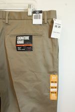 NEW Dockers Dark Tan Pleated Dress Pants | 38 x 29