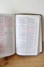 NKJV Red Letter Scofield Study System Black Leather Holy Bible