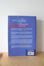 The Cambridge Dictionary Of Philosophy Third Edition