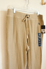 NEW Polo Ralph Lauren Tan Thermal Jogger Sweatpants | XL