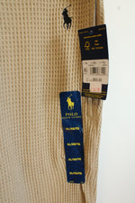 NEW Polo Ralph Lauren Tan Thermal Jogger Sweatpants | XL