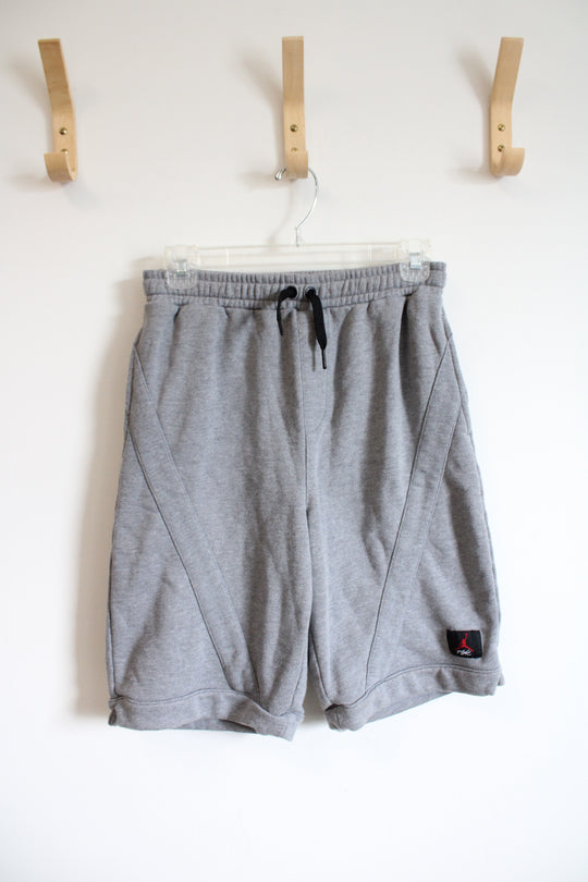 Air Jordan Gray Sweat Shorts | XL