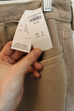 NEW Abercrombie Fitch Light Tan Cotton Loose Fit Jeans | 34 x 32