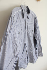 Buckle Black Athletic Fit Light Blue Button Down Shirt | XL
