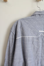 Buckle Black Athletic Fit Light Blue Button Down Shirt | XL