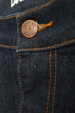 Lands' End Dark Wash Cuffed Jeans | 10