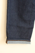 Lands' End Dark Wash Cuffed Jeans | 10