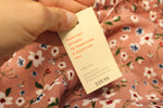 NEW Simlu Pink Floral Drawstring Elastic Waistband Maxi Skirt | M