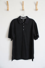 Adidas ClimaLite Black Golf Polo Shirt | M