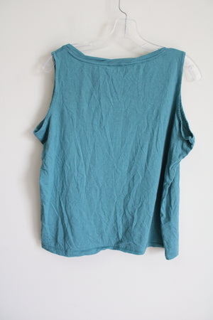 Talbots Blue Tank | 2X Petite