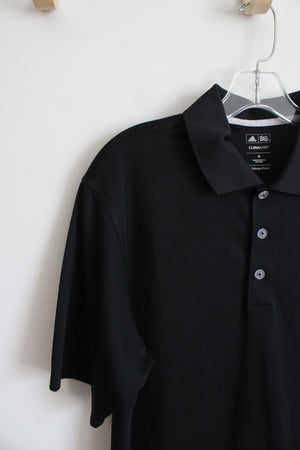 Adidas ClimaLite Black Golf Polo Shirt | M