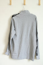 HUGO Gray Sporty Logo Full Zip Jacket | XXL