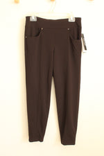 NEW Soho Apparel Brown Comfort Waistband Pants | M-P