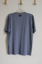 Under Armour Bulldogs Blue Short sleeved Shirt | L