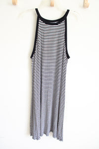 Old Navy Black & White Striped Dress | XL