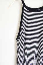 Old Navy Black & White Striped Dress | XL