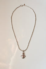 Snowman Pendant Sterling Silver Necklace