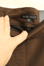 NEW Napa Valley Brown Comfort Waistband Pants | 10P