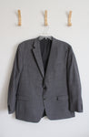Chaps Gray Wool Blend Blazer | 48L