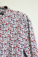 NEW Cactus Man Ricky Singh Red White & Blue Floral Button Down Shirt | L