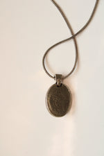 Blue Red White Pendant Sterling Silver Necklace