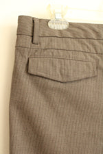 Gap Light Brown Pinstripe Dress Pants | 10