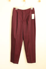 NEW A New Day! Maroon Silky Dress Pants | 4