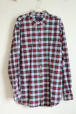 Ralph Lauren Red Plaid Classic Fit Button Down Shirt | 2XL Tall